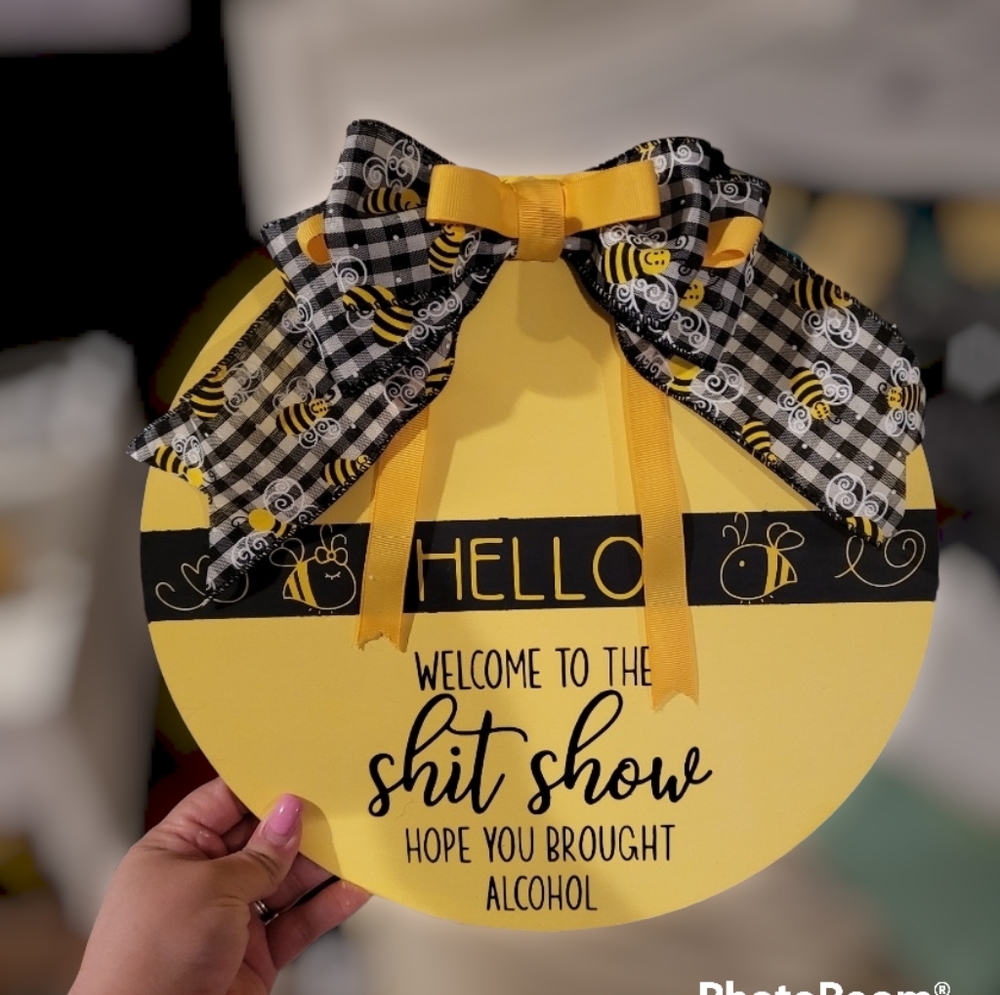 Handmade sign